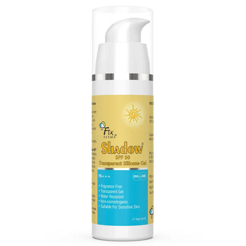 Fixderma Skincare Shadow Sunscreen Spf 30 Transparent Silicone Gel